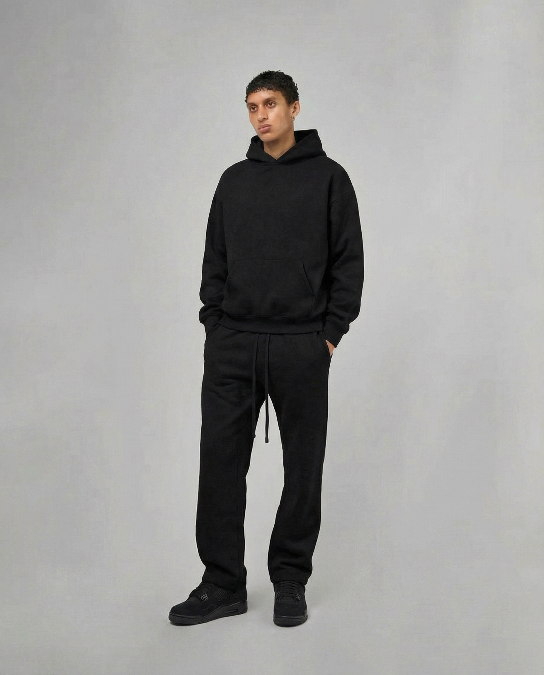 Fear of God Black Essential Tracksuit